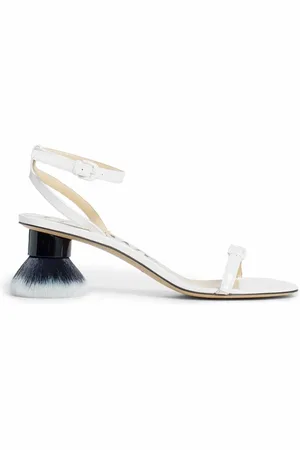 Loewe High Heel Sandals, female, , Size: 6 US Petal Brush Leather Sandals