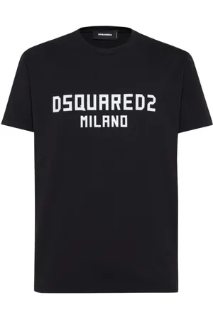 Dsquared2 T-Shirts, male, , Size: 2XL Logo Printed Crewneck T-Shirt