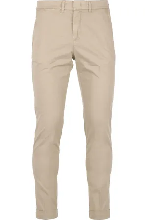 FAY Slim-fit Trousers, male, , Size: W34 Capri Pants With Cuff