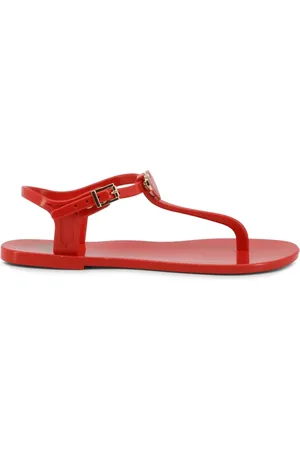 Moschino Flat Sandals, female, , Size: 7 US Rubber Flip Flops