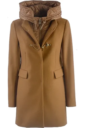 FAY Parkas, female, , Size: M Camel Wool Parka