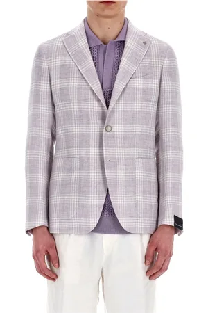 TAGLIATORE Blazers, male, , Size: L Jackets Lilac