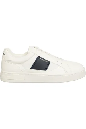 Armani Exchange Sneakers, male, , Size: 8 US Plain Lace-Up Sneakers