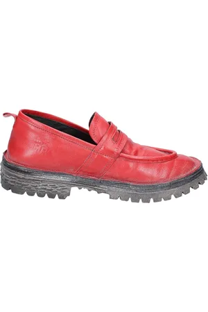 Moma Loafers, female, , Size: 7 US Vintage Leather Loafers for Women