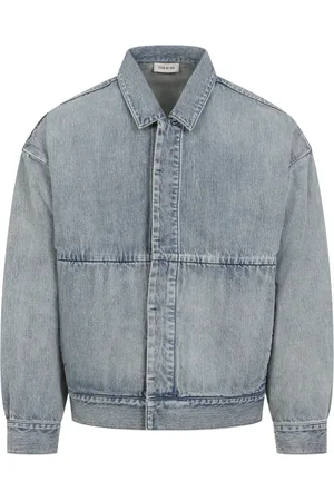 FEAR OF GOD Denim Jackets, male, , Size: L Denim Trucker Jacket