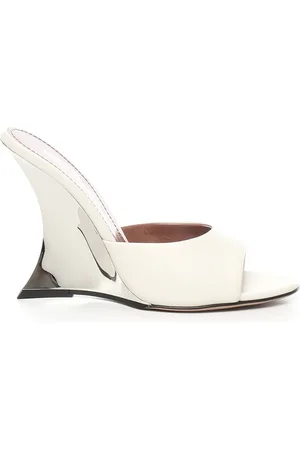 PARIS TEXAS Heeled Mules, female, , Size: 6 US Sandals for Summer Outfits