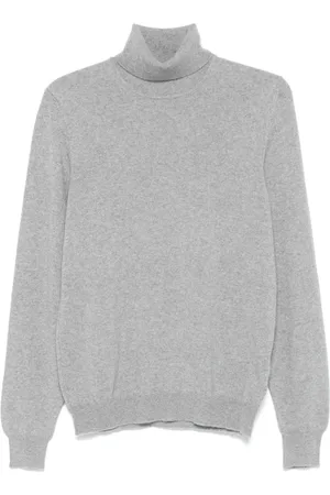 FEDELI Cashmere Knitwear, male, , Size: M Cashmere Roll Neck Sweater