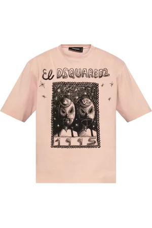 Dsquared2 T-Shirts, male, , Size: XL Graphic Print Crew Neck T-shirts