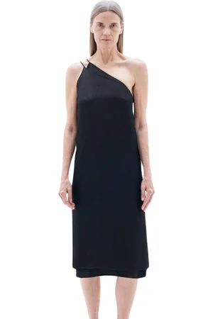 Filippa K Party Dresses, female, , Size: M Asymmetric Seersucker Dress