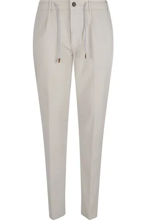 ELEVENTY Slim-fit Trousers, male, , Size: W38 Brown Trousers