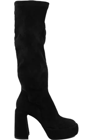 Elena Iachi High Boots, female, , Size: 7 US Glamour-inspired Suede High Boots