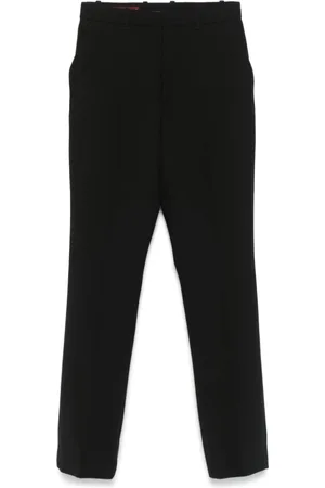 Gucci Straight Trousers, female, , Size: L Wool Crepe Trousers