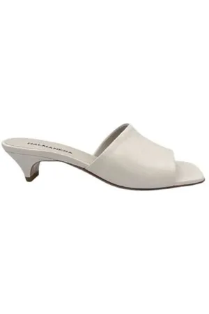 HALMANERA Heeled Mules, female, , Size: 9 US Tofu Vernicetta Mule with Leather Sole
