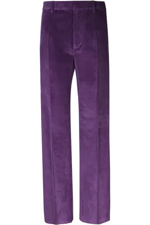 Dsquared2 Straight Trousers, male, , Size: M Cotton Velvet Trousers