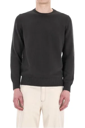 DRUMOHR Round-neck Knitwear, male, , Size: XL Cotton Crewneck Sweater