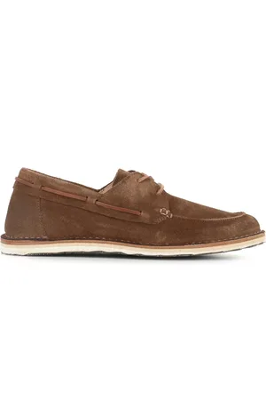 Astorflex Sailor Shoes, male, , Size: 12 US Boat Moccasin Burnt Suede Shoes
