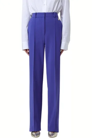 Elisabetta Franchi Straight Trousers, female, , Size: L Straight Trousers
