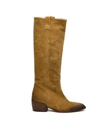 Elena Iachi High Boots, female, , Size: 7 US Suede Texano Boots