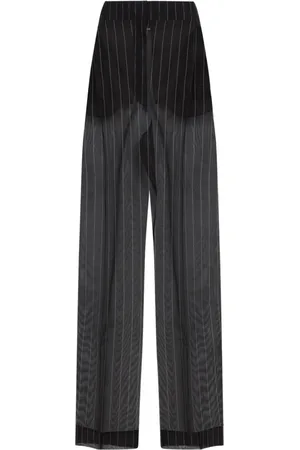 Khaite Straight Trousers, female, , Size: 2XS Silk Trousers Elegant Comfortable Style