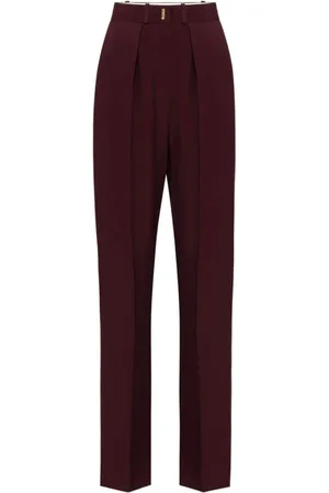 Elisabetta Franchi Straight Trousers, female, , Size: S Chic Straight Trousers