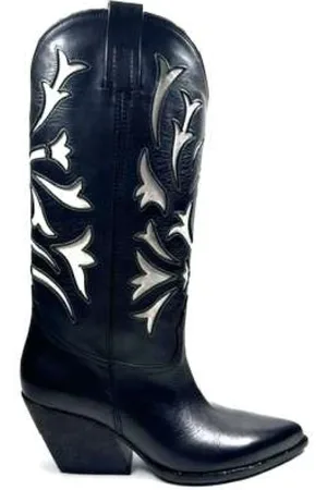 Elena Iachi Cowboy Boots, female, , Size: 10 US Vintage Leather Texano Boots