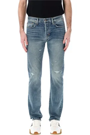 Tom Ford Slim-fit Jeans, male, , Size: W34 Rid and Repaired Denim Jeans