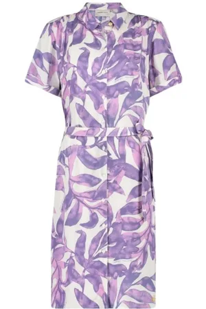 Fabienne Chapot Short Dresses, female, , Size: S Boyfriend Floral Shirt Dress