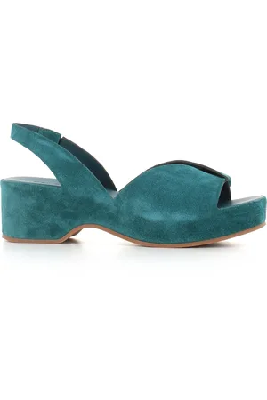 ROBERTO DEL CARLO High Heel Sandals, female, , Size: 10 US Crossed Suede Sandals