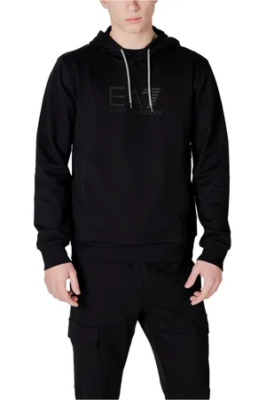 EA7 Hoodies, male, , Size: L Hooded Visibility Sweatshirt