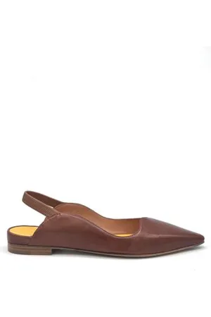 MARA BINI Ballerinas, female, , Size: 9 US Soft leather ballerina shoes in tan