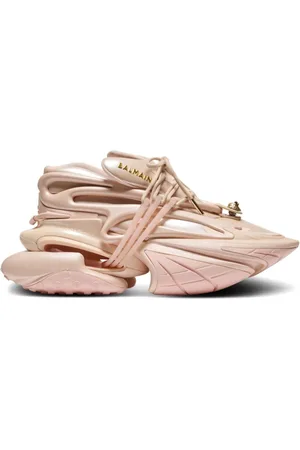 Balmain Sneakers, female, , Size: 9 US Chunky Sneakers Lace-Up Beige