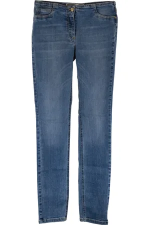 Elisabetta Franchi Straight Jeans, female, , Size: W27 Straight jeans with patch pockets