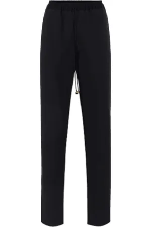 Elisabetta Franchi Slim-fit Trousers, female, , Size: 2XL Satin Tuxedo Pants