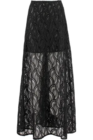 ERMANNO SCERVINO Maxi Skirts, female, , Size: XS Lace Maxi Skirt