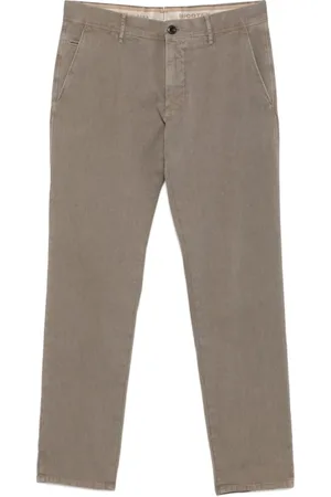 Incotex Chinos, male, , Size: W36 Slim Fit Brown Pants