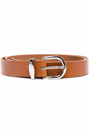 Isabel Marant Belts, male, , Size: 90 CM Natural Leather Belt with Logo