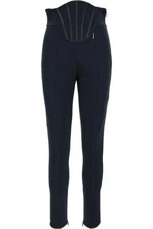 Elisabetta Franchi Skinny Trousers, female, , Size: 2XS Zipper Hook Trousers