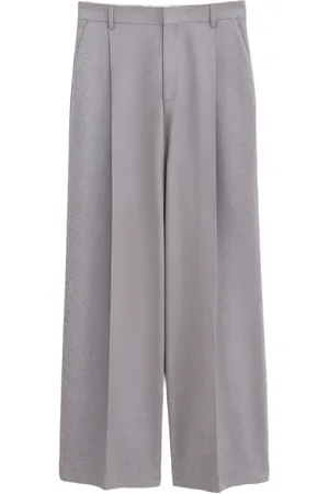 Filippa K Wide Trousers, female, , Size: M Wide Pleated Flannel Trousers