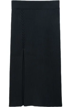 Filippa K Midi Skirts, female, , Size: M Ribbed Knit Skirt
