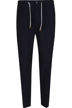 ELEVENTY Slim-fit Trousers, male, , Size: W36 Wool Blend Trousers