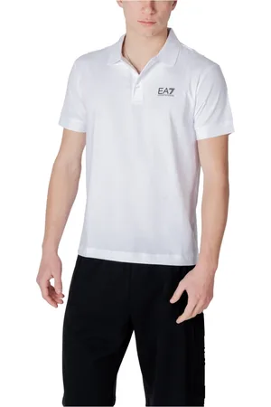 EA7 Polo Shirts, male, , Size: 2XL Core Identity stretch-cotton polo shirt