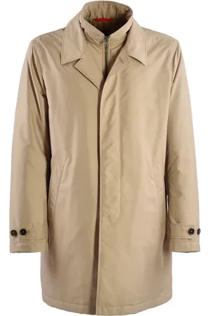 FAY Rain Jackets, male, , Size: L Waterproof Technical Twill Coat