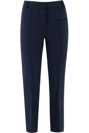 Fabiana Filippi Straight Trousers, female, , Size: M Skinny Stretch Wool Trousers