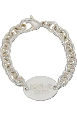 Dsquared2 Bracelets, male, , Size: M Tag Chain Bracelet
