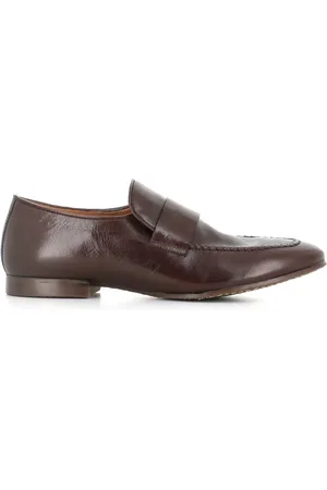ALBERTO FASCIANI Business Shoes, male, , Size: 11 US Dark Leather Loafer Shoe
