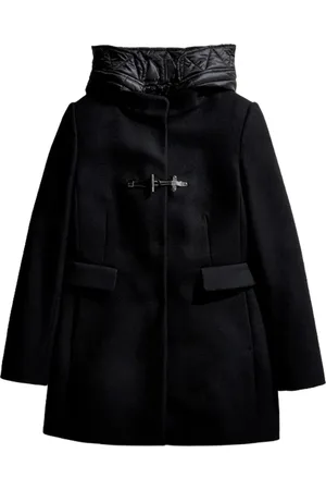 FAY Parkas, female, , Size: XS Wool Blend Parka Coat