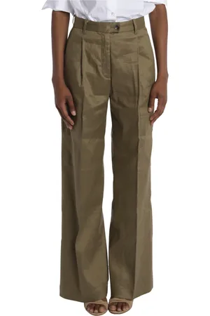Nine In The Morning Wide Trousers, female, , Size: W31 Linen/Cotton Trousers Alice Style