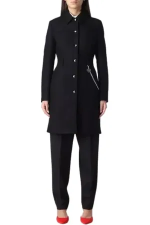 Moschino Single-Breasted Coats, female, , Size: S Single-Breasted Coat