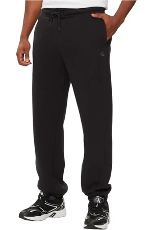 Calvin Klein Sweatpants, male, , Size: XS Adjustable Waistband Terry Sweatpants with Pockets