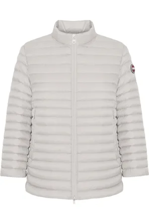 Colmar Down Jackets, female, , Size: 2XL Cream Spring Puffer Jacket with Zip